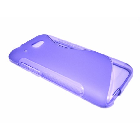 Funda Gel Tpu HTC Desire 601 S Line Color Morada