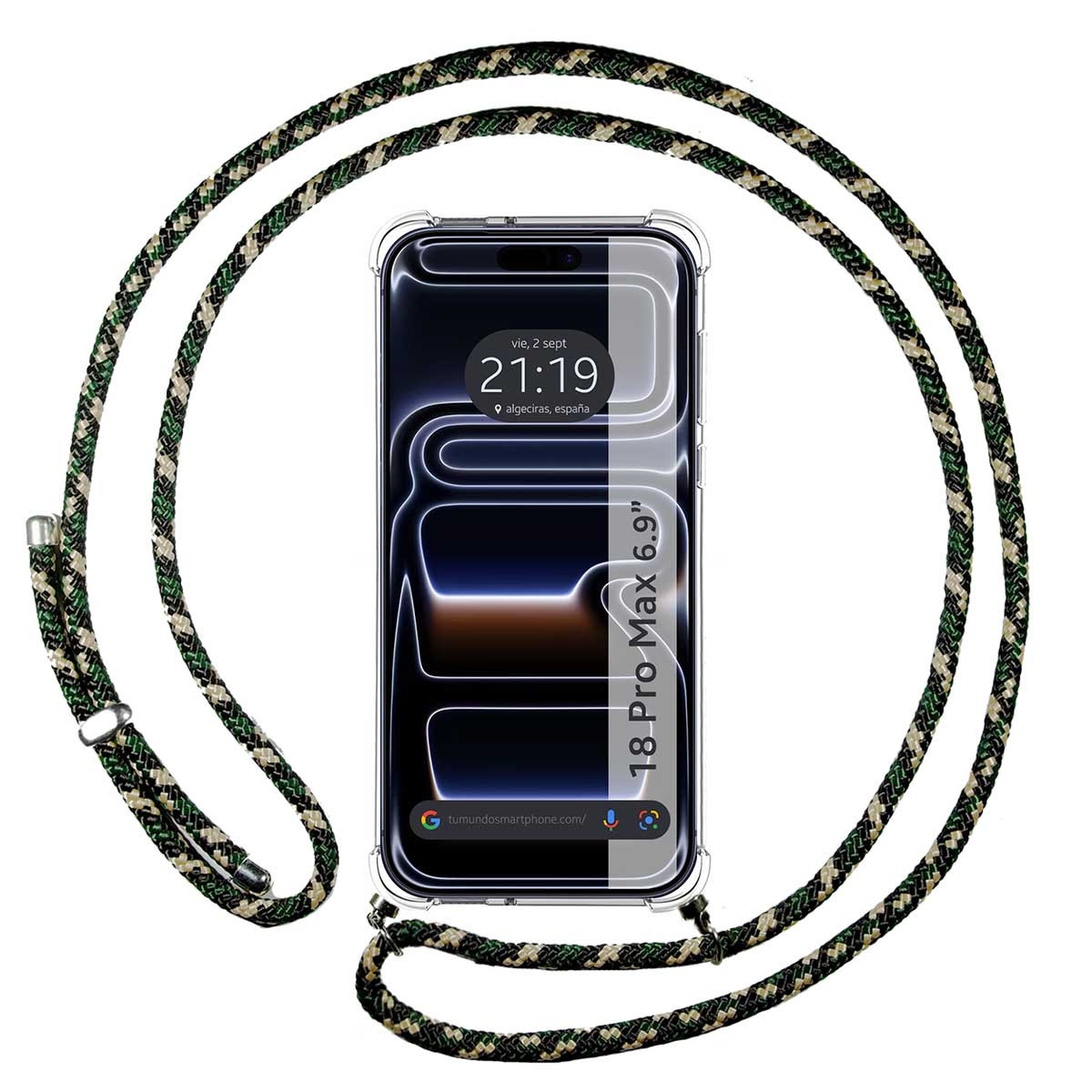 Funda Colgante Transparente para iPhone 18 Pro...