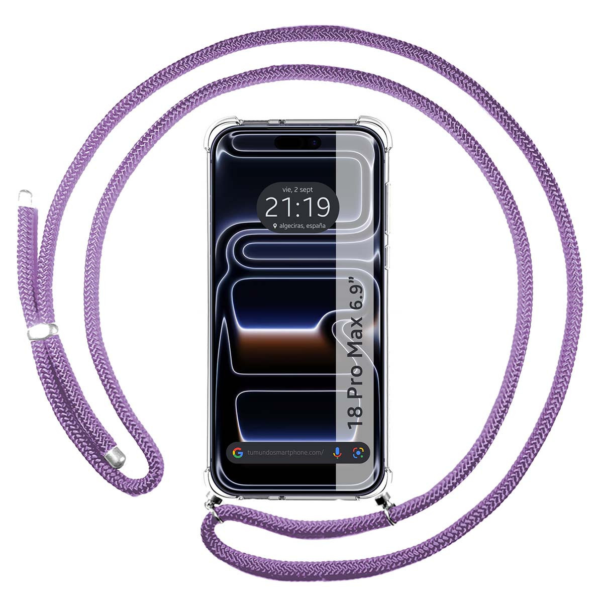 Funda Colgante Transparente para iPhone 18 Pro...