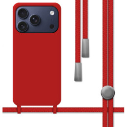 Funda Silicona Líquida con Cordón para iPhone 18 Pro Max...