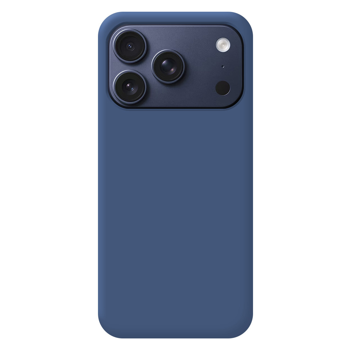 Funda Silicona Líquida Ultra Suave para iPhone 18 Pro (6.3) color Azul