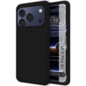 Funda Silicona Líquida Ultra Suave para iPhone 18 Pro (6.3) color Negra