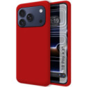Funda Silicona Líquida Ultra Suave para iPhone 18 Pro (6.3) color Roja