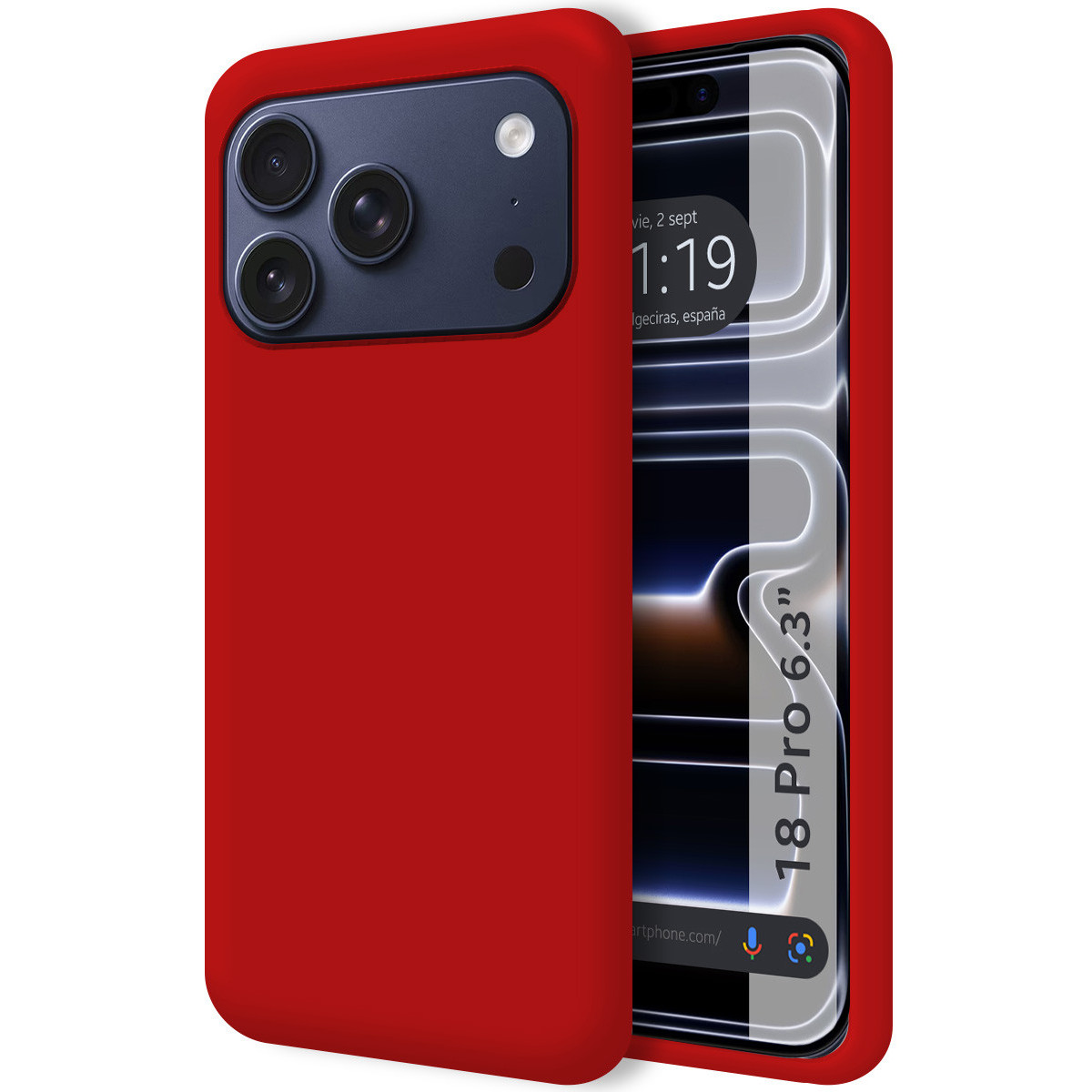Funda Silicona Líquida Ultra Suave para iPhone...