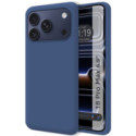 Funda Silicona Líquida Ultra Suave para iPhone 18 Pro Max (6.9) color Azul
