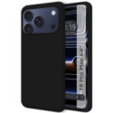 Funda Silicona Líquida Ultra Suave para iPhone 18 Pro Max (6.9) color Negra
