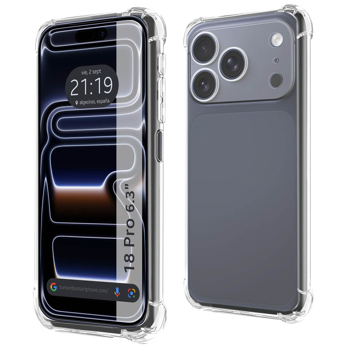 Funda Silicona Antigolpes Transparente para...