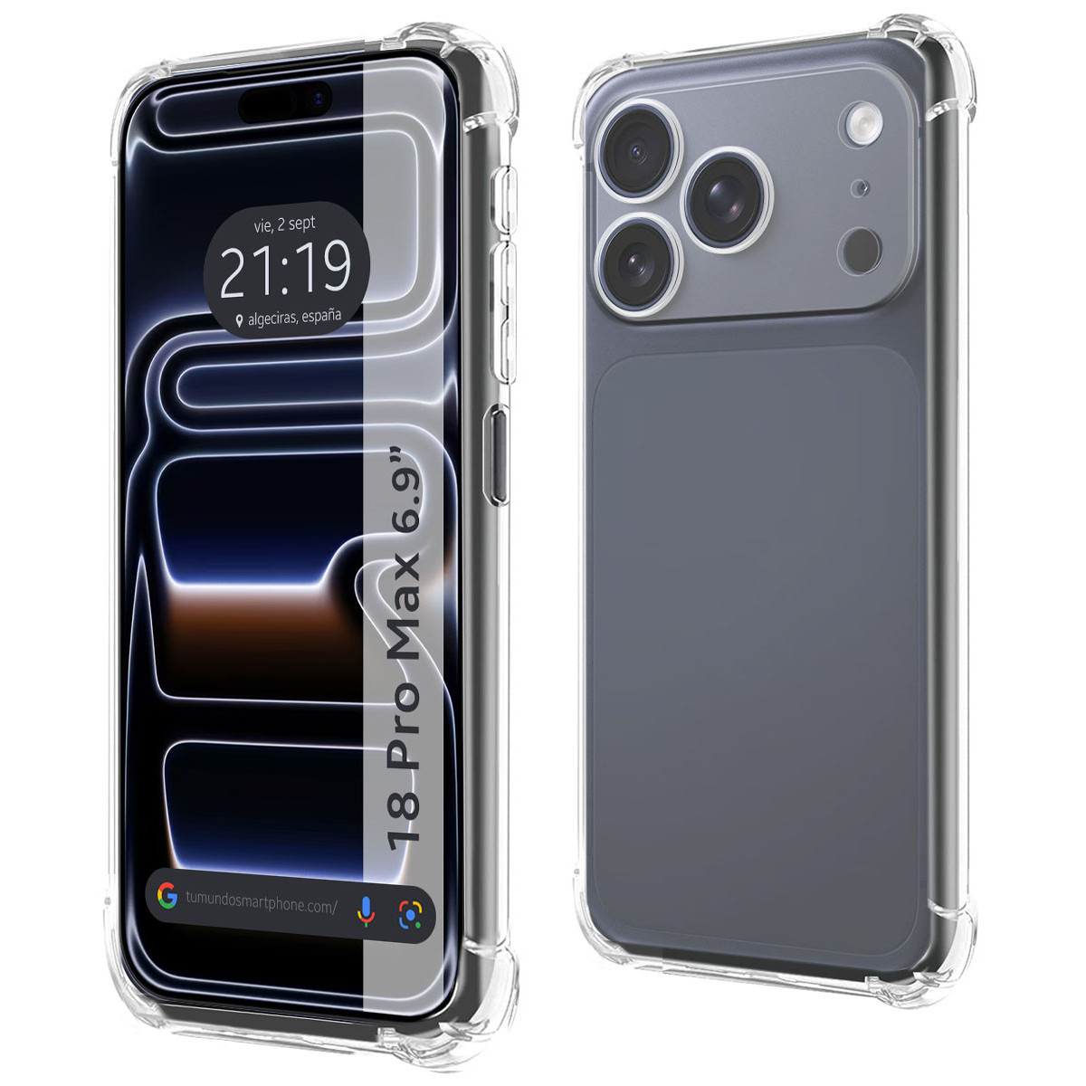 Funda Silicona Antigolpes Transparente para...