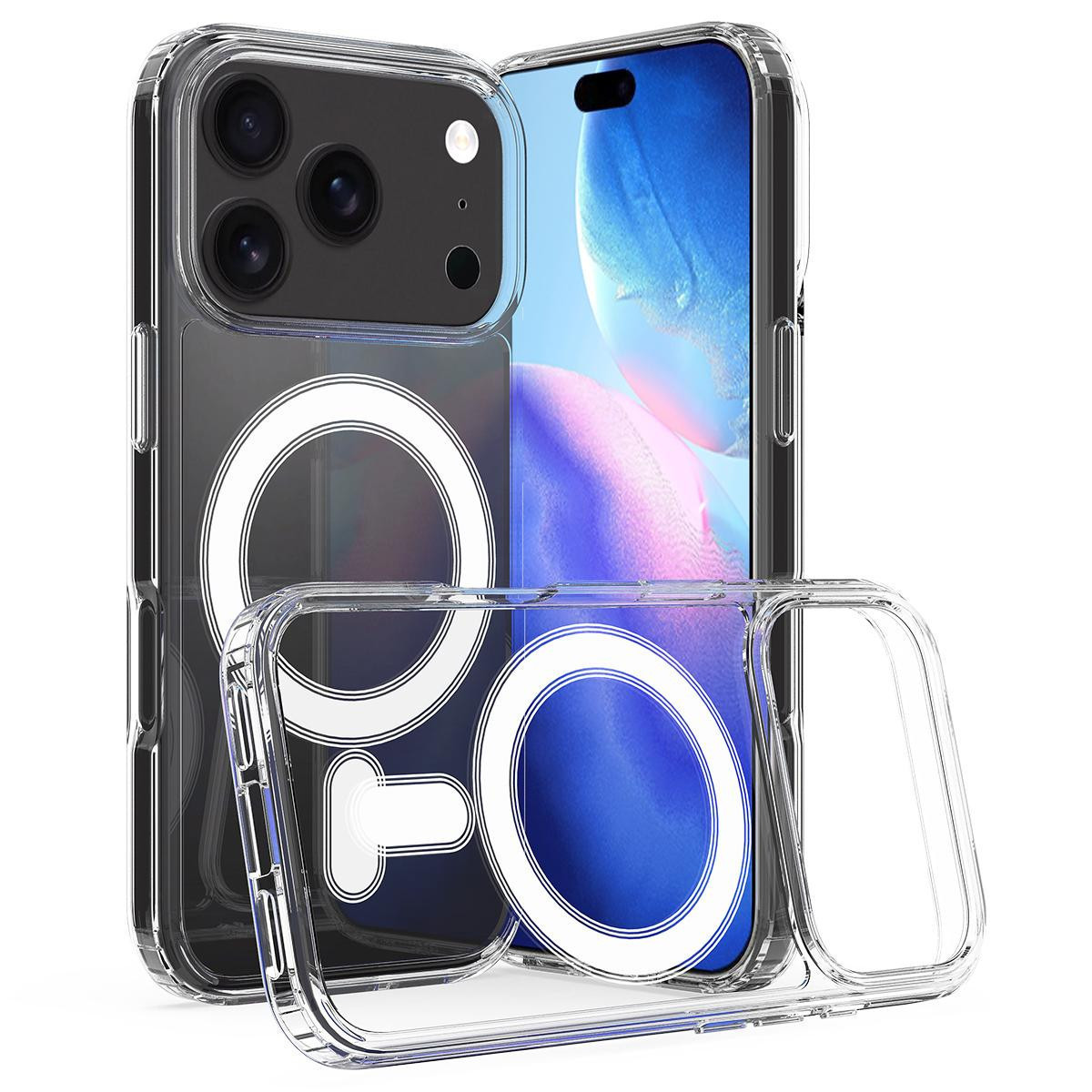 Funda Magnética Transparente para iPhone 18 Pro...