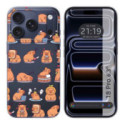 Funda Silicona Transparente para iPhone 18 Pro (6.3) diseño Capibara 01 Dibujos