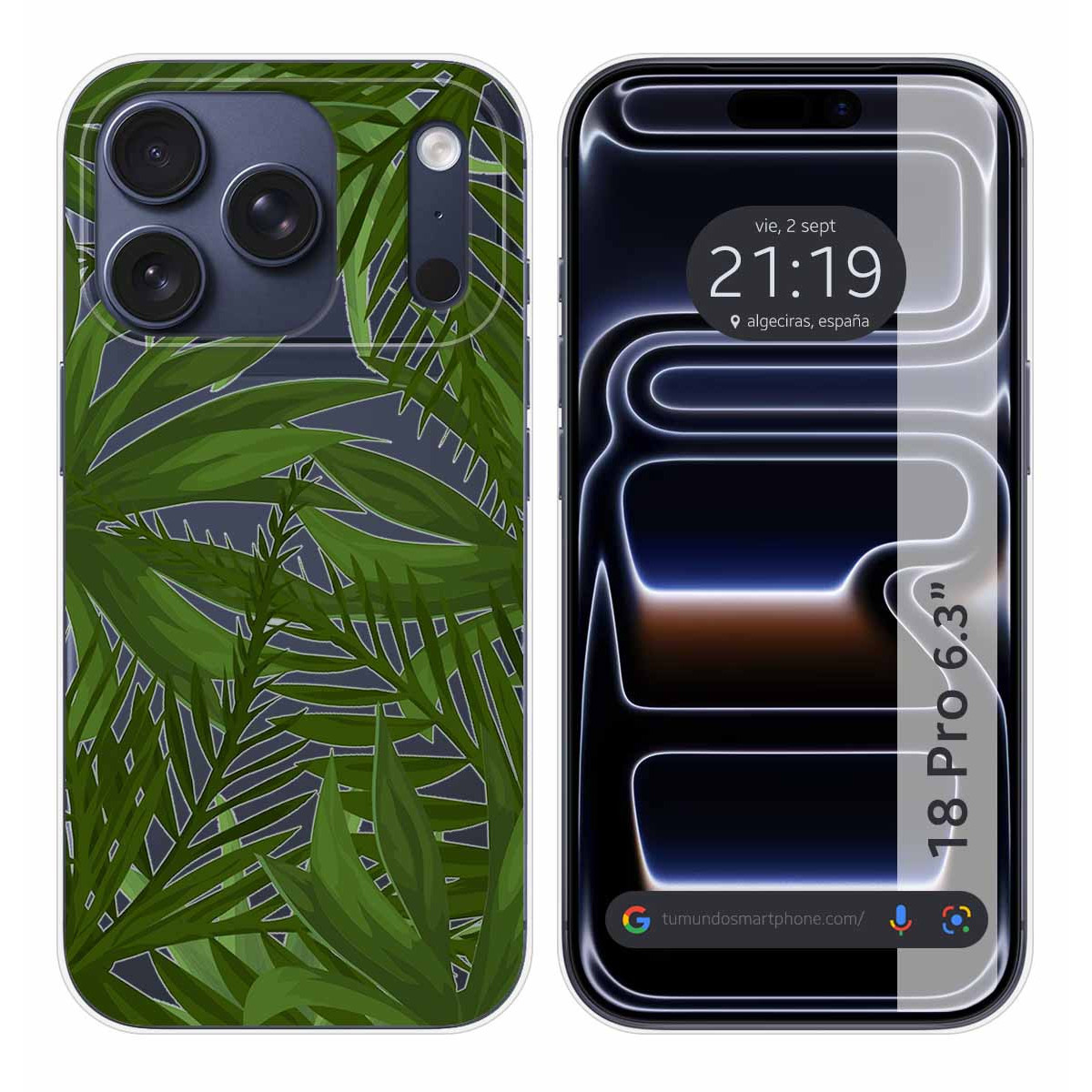 Funda Silicona Transparente para iPhone 18 Pro...