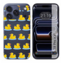 Funda Silicona Transparente para iPhone 18 Pro (6.3) diseño Pato Dibujos