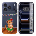 Funda Silicona Transparente para iPhone 18 Pro (6.3) diseño Suricata Dibujos