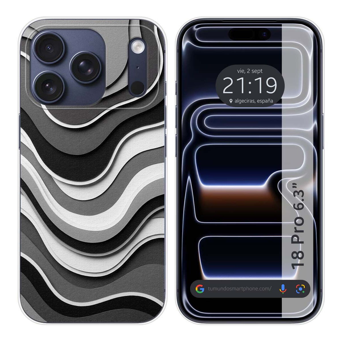 Funda Silicona para iPhone 18 Pro (6.3) diseño...