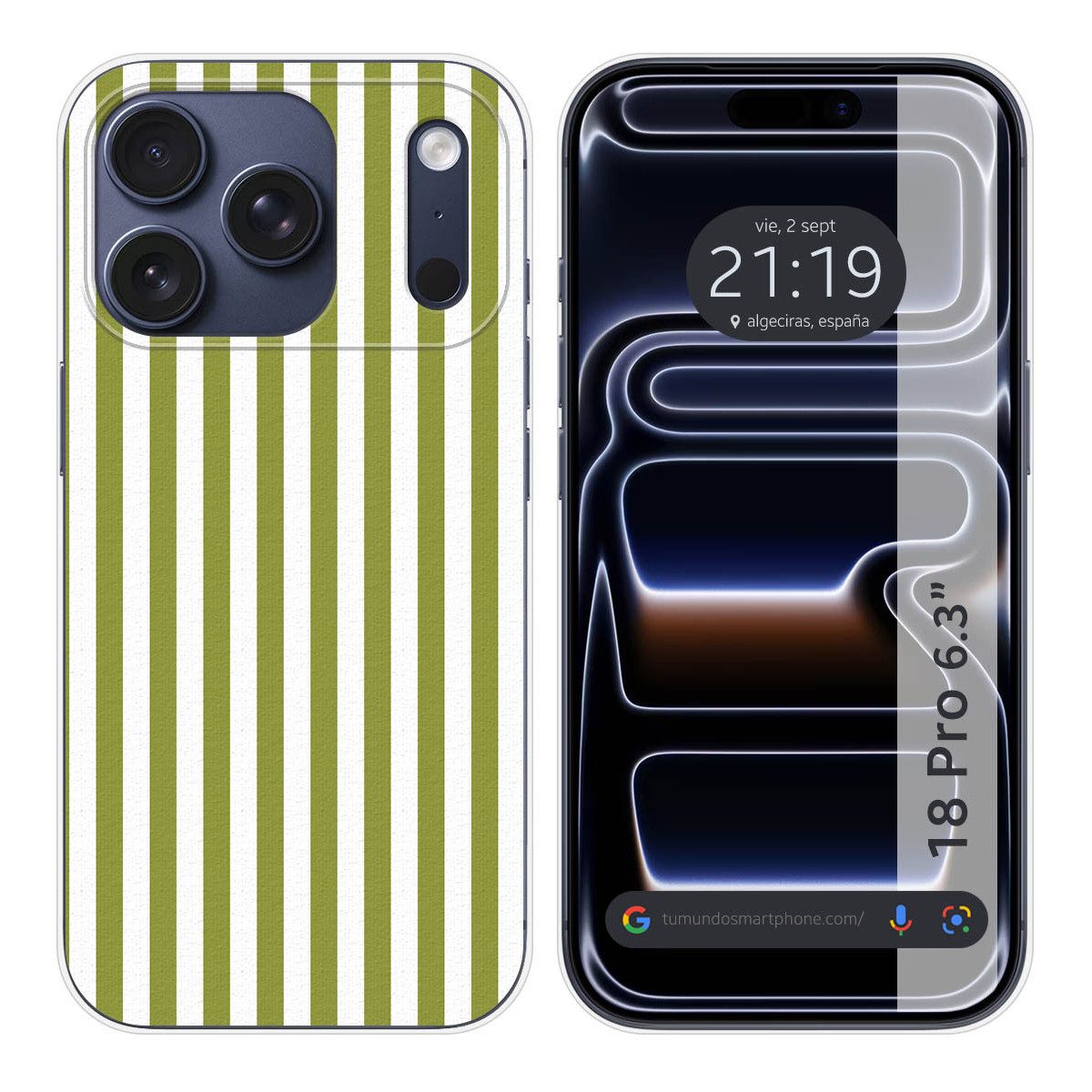 Funda Silicona para iPhone 18 Pro (6.3) diseño...
