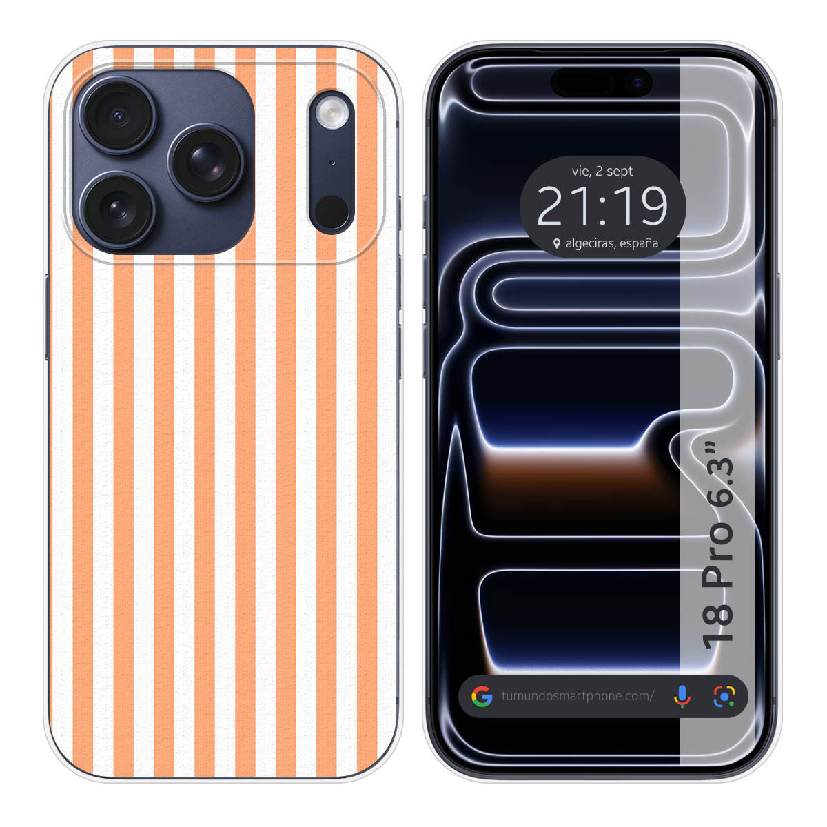 Funda Silicona para iPhone 18 Pro (6.3) diseño...