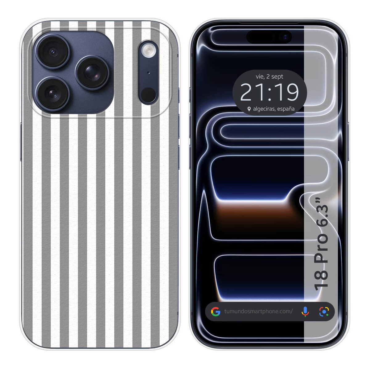 Funda Silicona para iPhone 18 Pro (6.3) diseño...