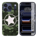 Funda Silicona para iPhone 18 Pro (6.3) diseño Camuflaje 01 Dibujos