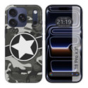 Funda Silicona para iPhone 18 Pro (6.3) diseño Camuflaje 02 Dibujos