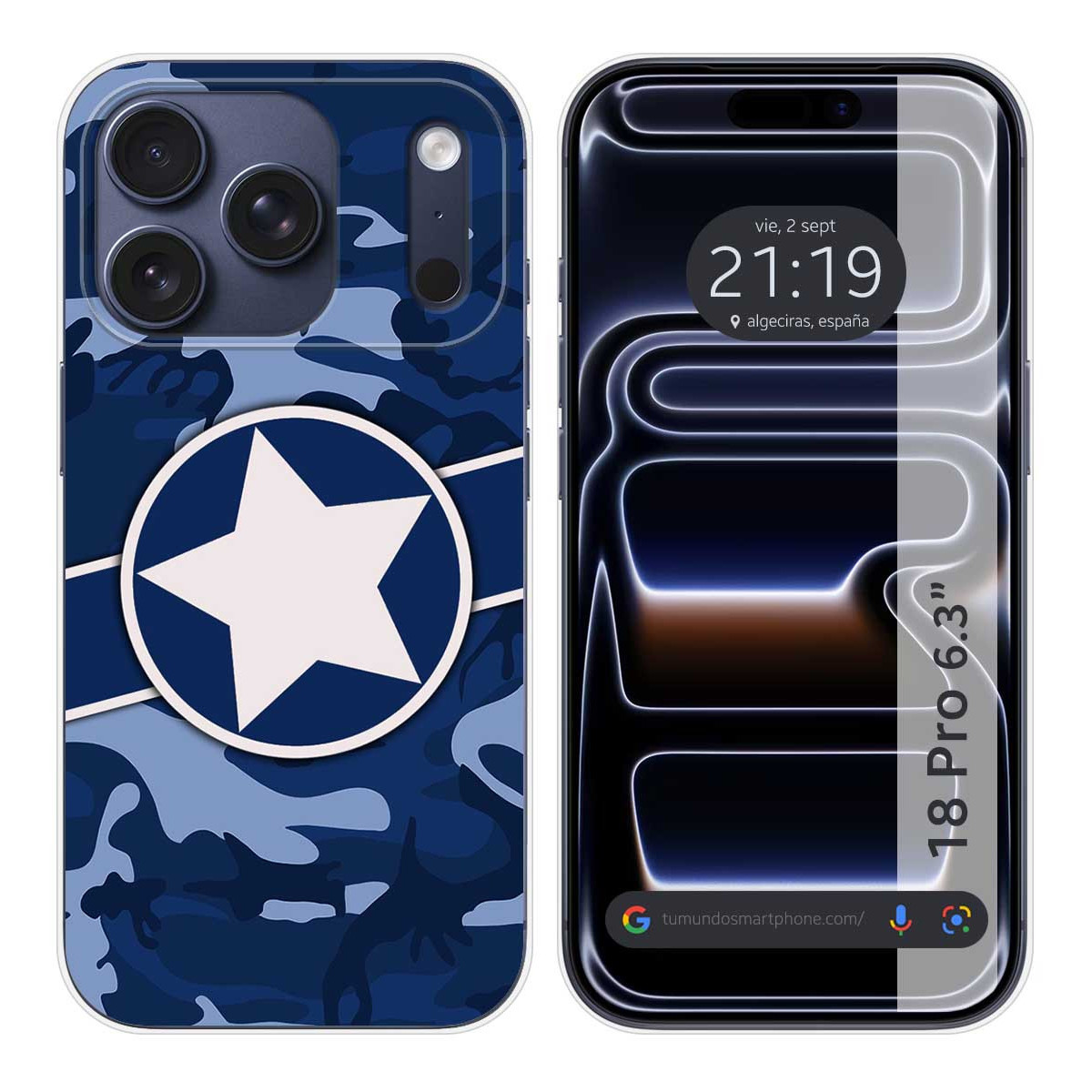 Funda Silicona para iPhone 18 Pro (6.3) diseño...