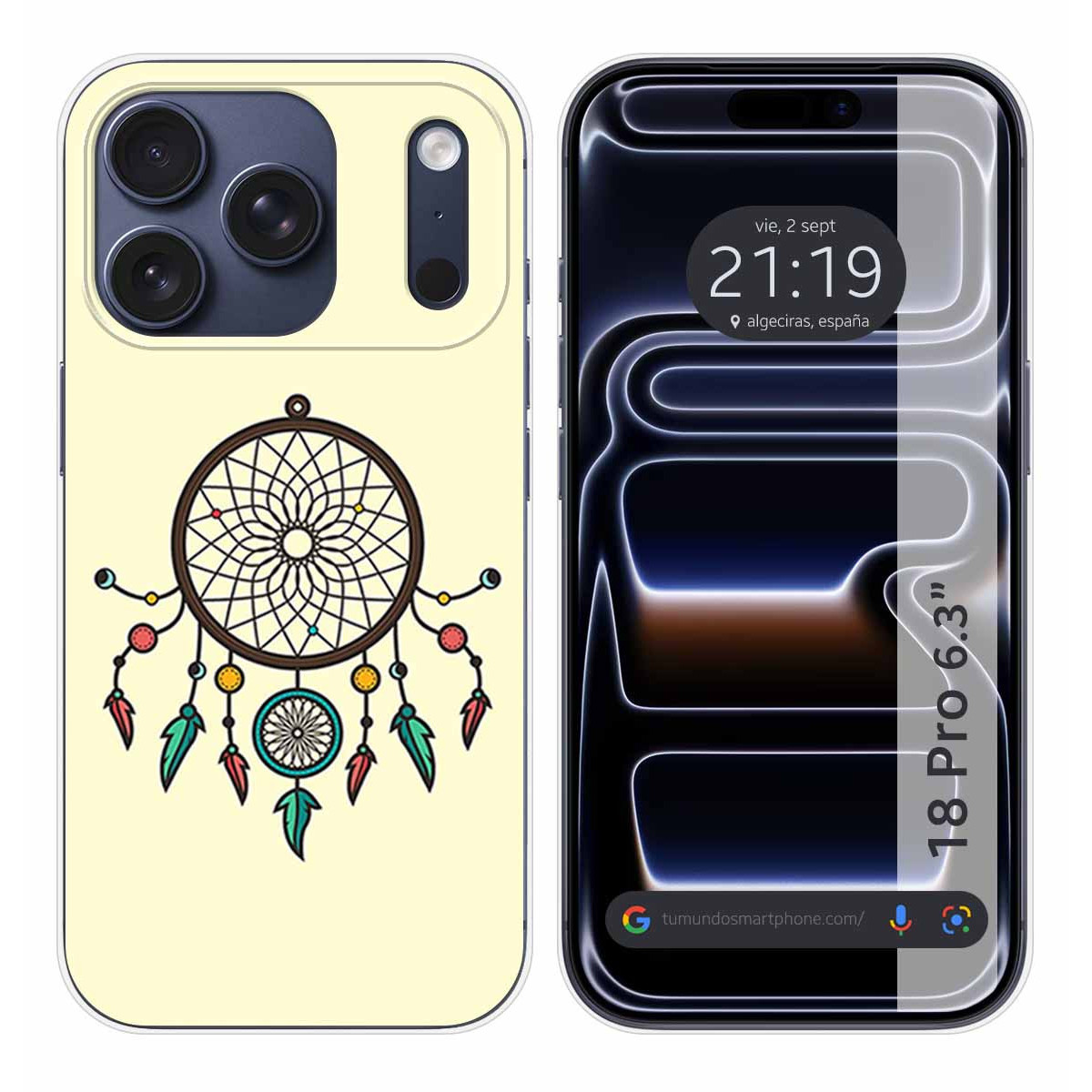 Funda Silicona para iPhone 18 Pro (6.3) diseño...