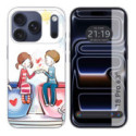 Funda Silicona para iPhone 18 Pro (6.3) diseño Café Dibujos