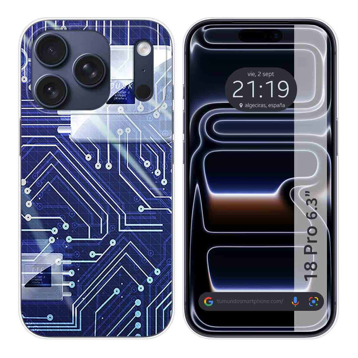Funda Silicona para iPhone 18 Pro (6.3) diseño...