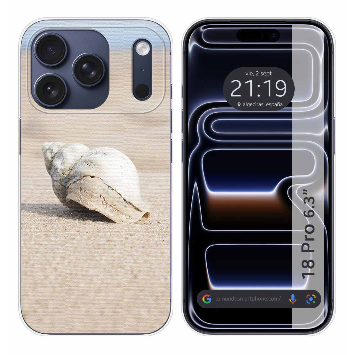 Funda Silicona para iPhone 18 Pro (6.3) diseño...