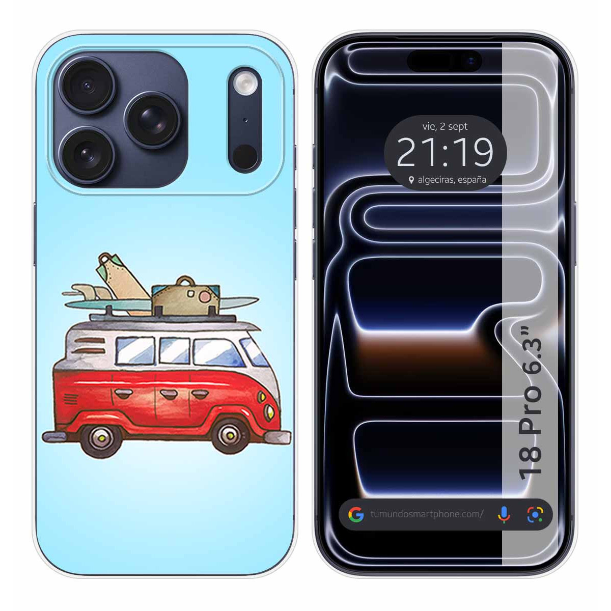 Funda Silicona para iPhone 18 Pro (6.3) diseño...