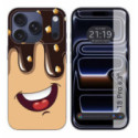 Funda Silicona para iPhone 18 Pro (6.3) diseño Helado Chocolate Dibujos