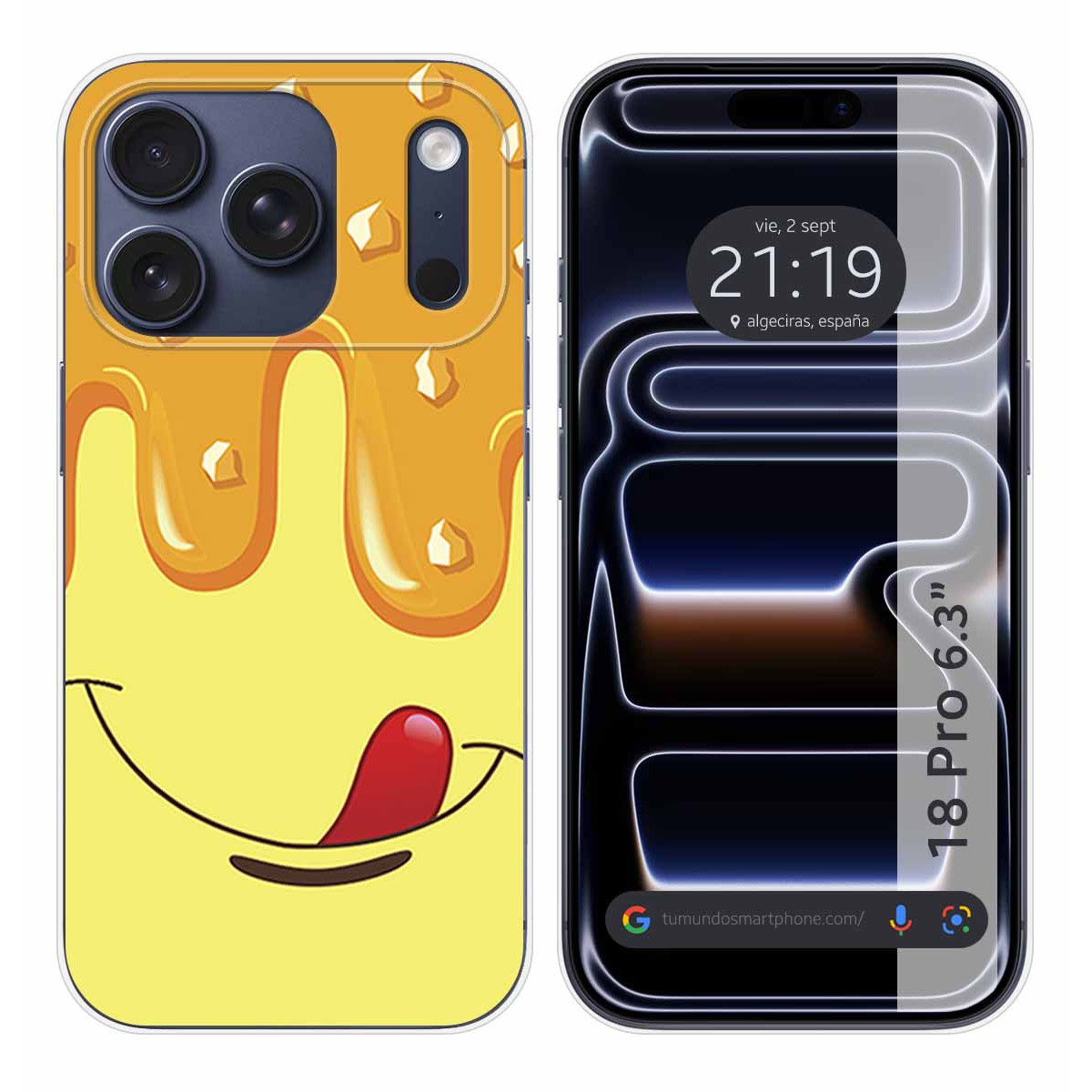 Funda Silicona para iPhone 18 Pro (6.3) diseño...