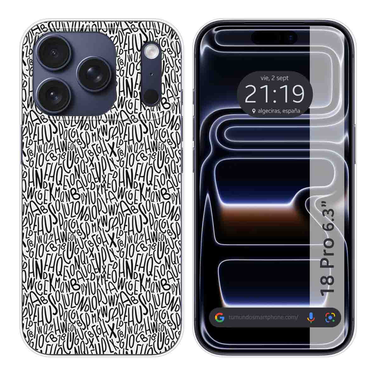 Funda Silicona para iPhone 18 Pro (6.3) diseño...