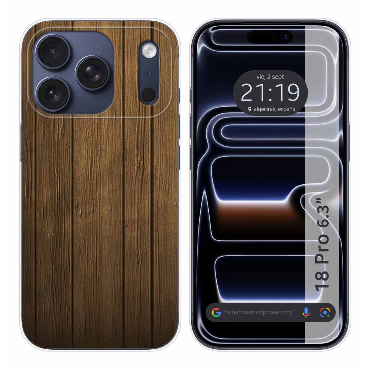 Funda Silicona para iPhone 18 Pro (6.3) diseño...