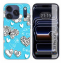 Funda Silicona para iPhone 18 Pro (6.3) diseño Mariposas Dibujos