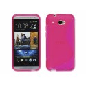 Funda Gel Tpu HTC Desire 601 S Line Color Rosa