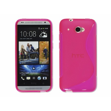 Funda Gel Tpu HTC Desire 601 S Line Color Rosa