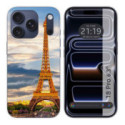 Funda Silicona para iPhone 18 Pro (6.3) diseño Paris Dibujos