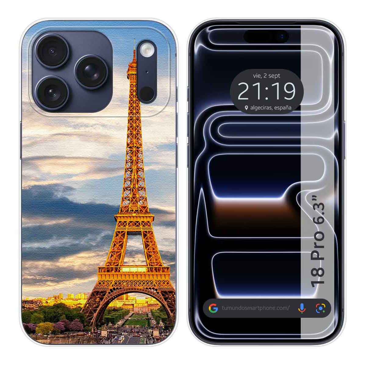 Funda Silicona para iPhone 18 Pro (6.3) diseño...
