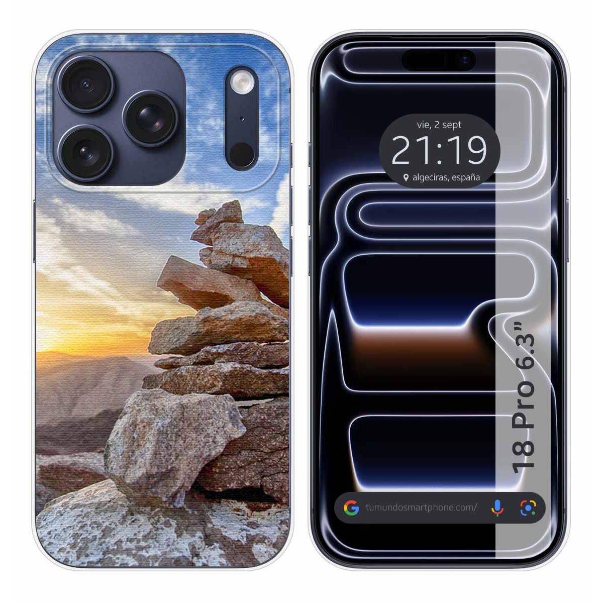 Funda Silicona para iPhone 18 Pro (6.3) diseño...