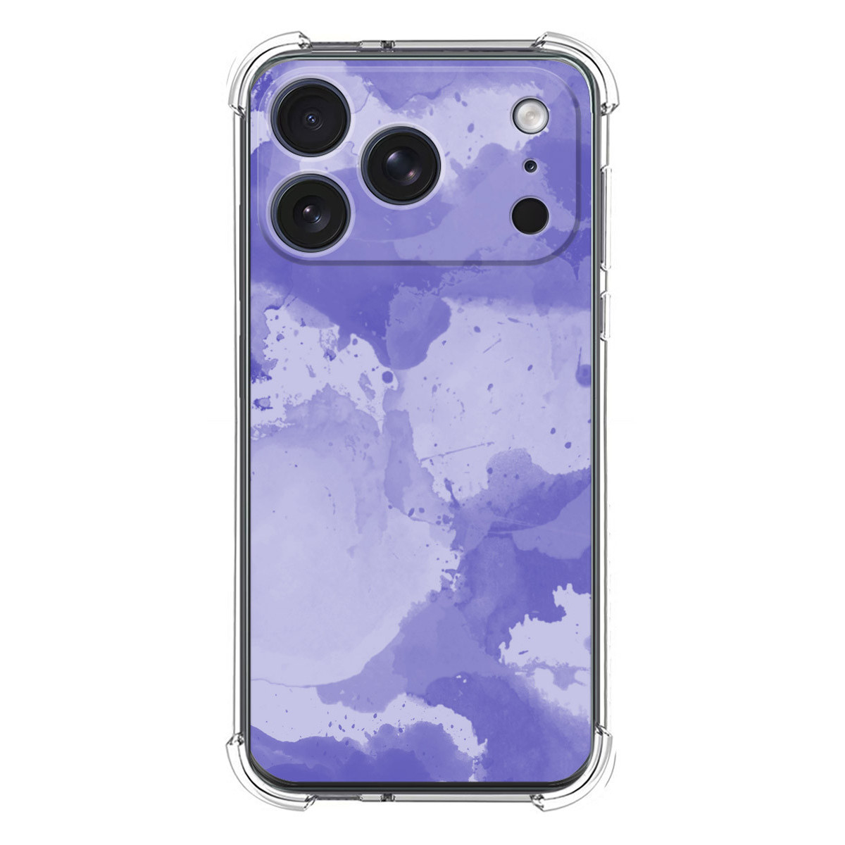 Funda Silicona Antigolpes para iPhone 18 Pro (6.3) diseño Acuarela 01 Dibujos