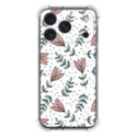 Funda Silicona Antigolpes para iPhone 18 Pro (6.3) diseño Flores 01 Dibujos