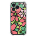 Funda Silicona Antigolpes para iPhone 18 Pro (6.3) diseño Flores 02 Dibujos