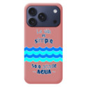 Funda Silicona Líquida Rosa para iPhone 18 Pro (6.3) diseño Agua Dibujos