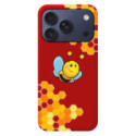 Funda Silicona Líquida Roja para iPhone 18 Pro (6.3) diseño Abeja Dibujos