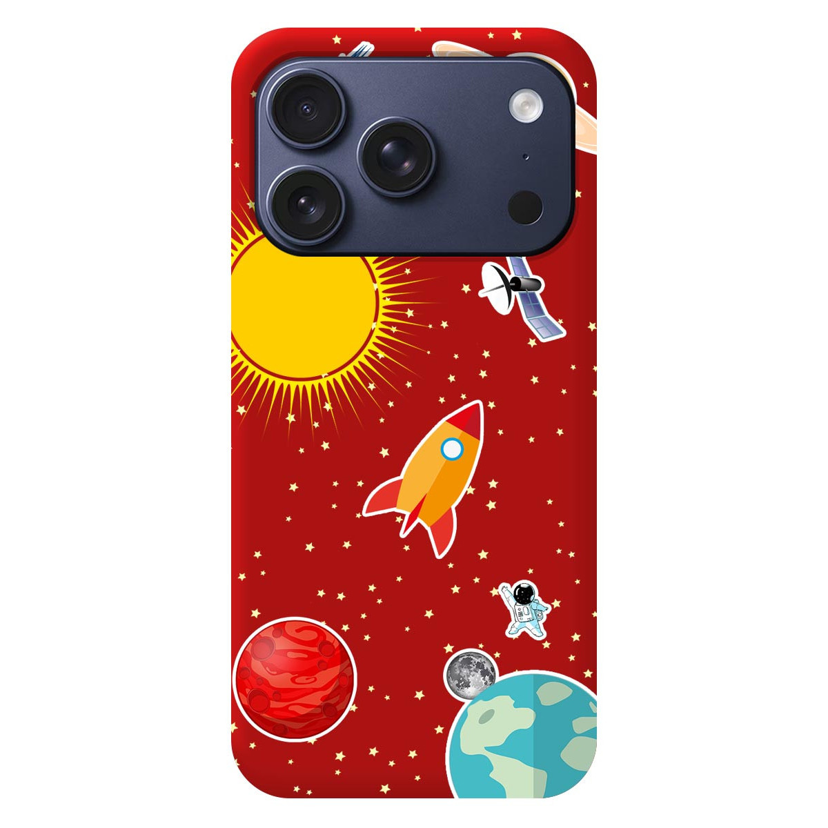 Funda Silicona Líquida Roja para iPhone 18 Pro...