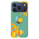 Funda Silicona Líquida Verde para iPhone 18 Pro (6.3) diseño Abeja Dibujos