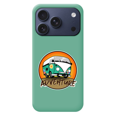 Funda Silicona Líquida Verde para iPhone 18 Pro (6.3) diseño Adventure Dibujos