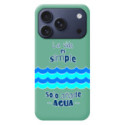Funda Silicona Líquida Verde para iPhone 18 Pro (6.3) diseño Agua Dibujos