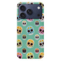 Funda Silicona Líquida Verde para iPhone 18 Pro (6.3) diseño Catrina Dibujos