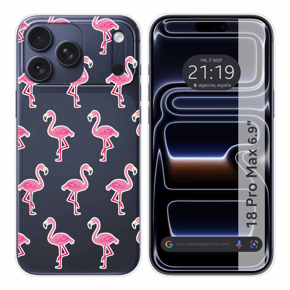 Funda Silicona Transparente para iPhone 18 Pro...